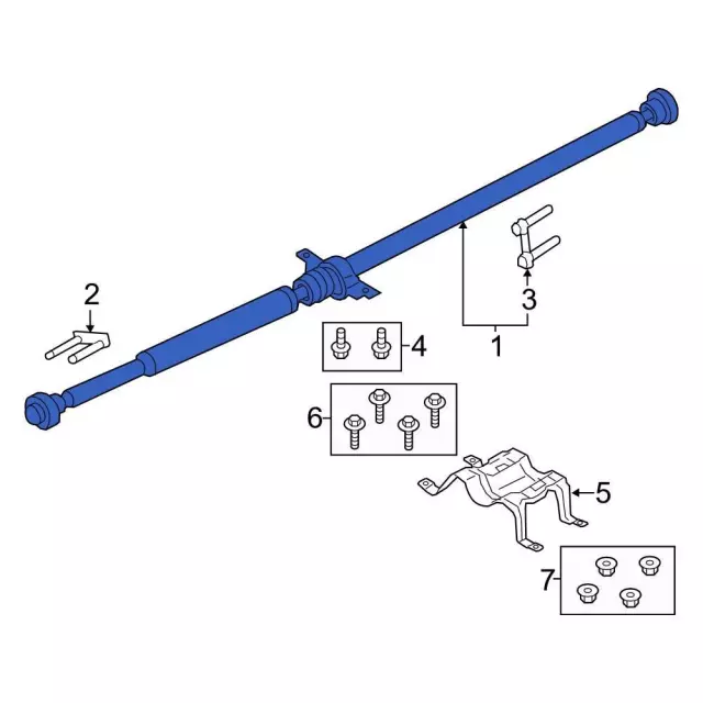 Shaft Assembly Drive - Ford (K2GZ-4R602-N)