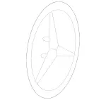 2138170116 - Body: Emblem for Mercedes-Benz Image