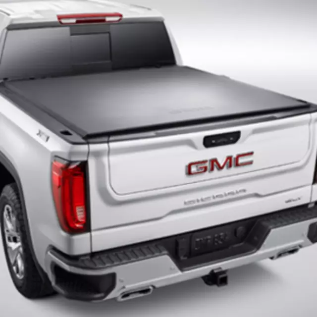 87816008 - Exterior: Standard Bed Soft Roll-Up Tonneau Cover With for GM Image