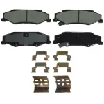 ZD732 - : QuickStop Rear Disc Brake Pad Set Ceramic for WAGNER BRAKE Image