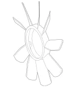 6022000423 - : Fan for Mercedes-Benz Image