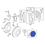 LC3Z1104E - : 2020-2022 Ford - Wheel Bearing And Hub Assembly for Ford: F-250 Super Duty, F-350 Super Duty Image