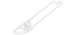 19068016008U00 - Body: Lower Trim for Mercedes-Benz Image