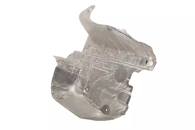 23333241 - : Passenger Side Exhaust Muffler Heat Shield for Buick: Regal Sportback, Regal TourX | Chevrolet: Malibu Image