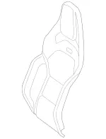 20591040331B81 - Body: Seat Back Cover for Mercedes-Benz Image