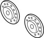 1302453J01 - Engine: Camshaft Gear for INFINITI: G20 Image