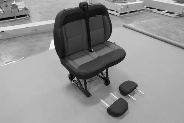 6TH95LXBAA - Body: Seat Assembly for Ram: ProMaster 1500, ProMaster 2500, ProMaster 3500 Image