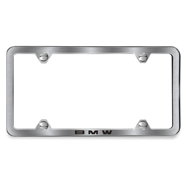 82122456420 - Exterior: License Plate Frame, Slimline Bmw for BMW Image