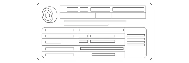 4635848105 - : Info Label, Tire Press for Mercedes-Benz: G550 Image
