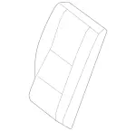 25392028028S06 - Body: Seat Back Cover for Mercedes-Benz Image
