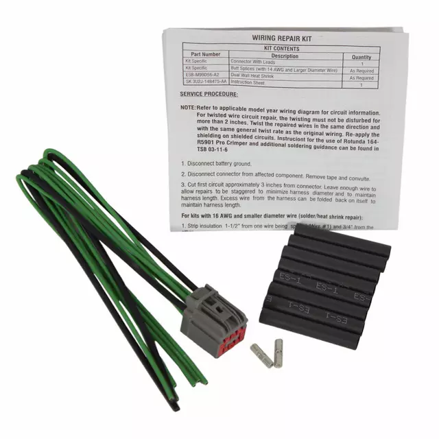 3U2Z14S411DYB - : Wire Assembly for Ford Image