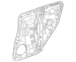 2477300503 - Rear Door: Basic Carrier for Mercedes-Benz: EQB 250+, EQB 300, EQB 350, GLB250, GLB35 AMG Image