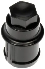 611948 - : M27-2.0 Black Wheel Nut Cover - Threaded Type for Dorman Image