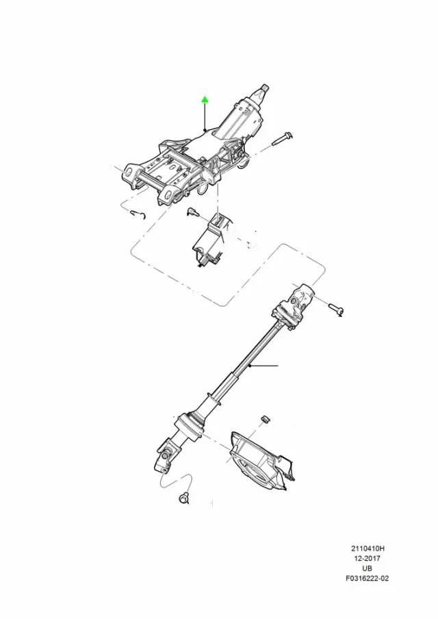 DB5Z3C529S - Steering: Column Assembly for Ford Image