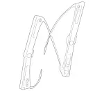 2167200446 - Front Doors: Window Lifter for Mercedes-Benz: CL550, CL600, CL63 AMG, CL65 AMG Image