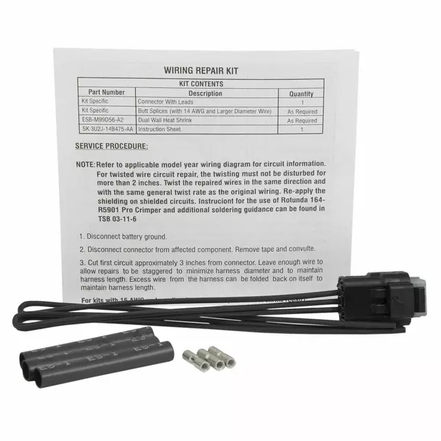 FU2Z14S411AGA - : Wire Assembly for Ford Image