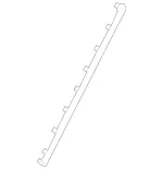 20597301899051 - Body: Armrest Base Side Cover for Mercedes-Benz Image