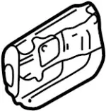 806703Y110 - Body: Handle, Inside for Infiniti Image