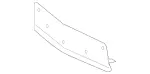 2198170478 - Body: License Bracket for Mercedes-Benz Image