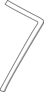 72761CR910 - Body: Reveal Molding for INFINITI: M45 Image