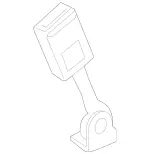 2928600469 - : Seat Belt Buckle for Mercedes-Benz Image