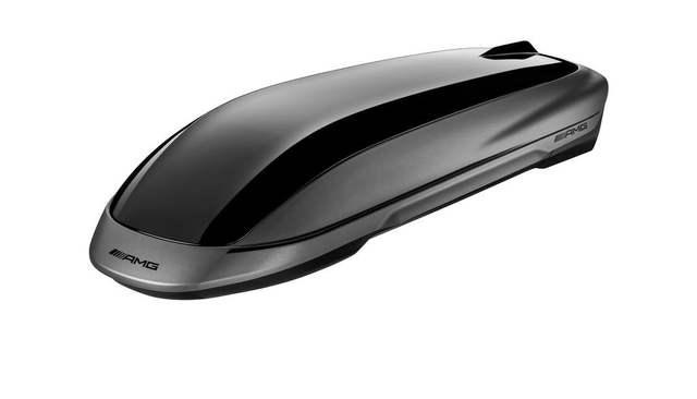 8400900 - Roof Carrier Systems: 2021-2023 Mercedes-Benz AMG Roof Box Black Comet Grey Magno for Mercedes-Benz: 180b, 300C, 300CD, AMG GT 43, AMG GT 53, AMG GT 63, AMG GT 63 S, AMG GT 63 S E Performance, B Electric Drive, B250e, C300, C350e, C400, C450 AMG, C63 AMG, CLA250, CLA35 AMG, CLA45 AMG, CLA45 AMG S, CLS400, CLS450, CLS53 AMG, CLS550, CLS63 AMG, CLS63 AMG S, E300, E350, E43 AMG, E53 AMG, E63 AMG S, EQB 250+, EQB 300, EQB 350, GLA250, GLA35 AMG, GLA45 AMG, GLB250, GLB35 AMG, GLC300, GLC43 AMG, GLC63 AMG, GLC63 AMG S, GLE350, GLE450, GLE450e, GLE53 AMG, GLE580, GLE63 AMG S, GLS450, GLS580, GLS63 AMG, Maybach GLS600, Maybach S550, Maybach S560, Maybach S600, Maybach S650, S450, S550, S550e, S560, S600, S63 AMG, S65 AMG Image