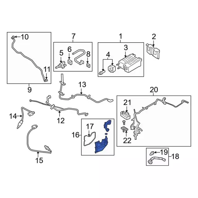 Vapor Canister Purge Valve Assembly - Ford (EJ7Z-6A785-C)