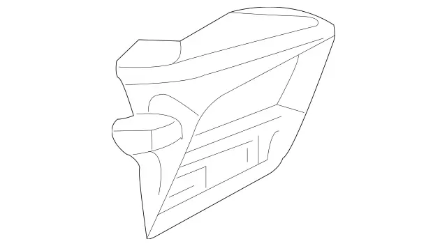 2308300053 - Heating and Ventilation: Intake Box for Mercedes-Benz: SL500, SL55 AMG, SL550, SL600, SL63 AMG, SL65 AMG Image image