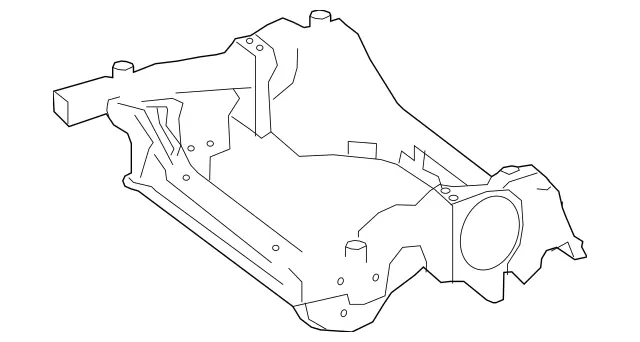 2536208500 - Front-End Assembly, Front Panel: Integral Carrier for Mercedes-Benz Image