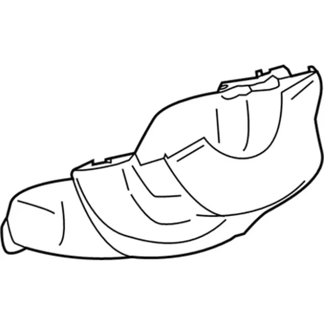 BK3Z3530AD - Steering: Lower Column Cover for Ford: E-Transit, Transit-150, Transit-250, Transit-350, Transit-350 HD Image