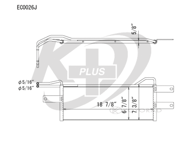 EC0026 - Cooling Systems: Koyorad Automatic Transmission Oil Cooler for Koyo Image