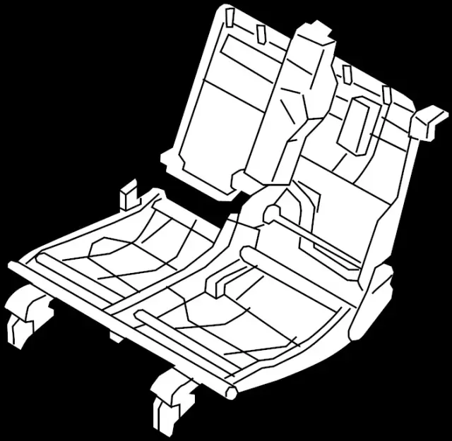 880601LB0A - Body: Seat Frame for INFINITI: QX56, QX80 Image