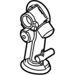 7T4Z6881E - Engine: Adapter for Ford: Flex, Taurus, Taurus X | Lincoln: MKS, MKZ | Mercury: Sable Image