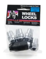 71481NB5 - : Original Gorilla Lock Set Acorn Bulge 3/4" Hex 1/2"-20 Chrome Set of 5 for Gorilla Automotive Image