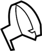 87339EG00A - Body: Recline Cover for INFINITI: M35, M45 Image