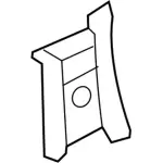 7T4Z7831004AA - Body: Upper Trim Panel for Ford: Edge | Lincoln: MKX Image