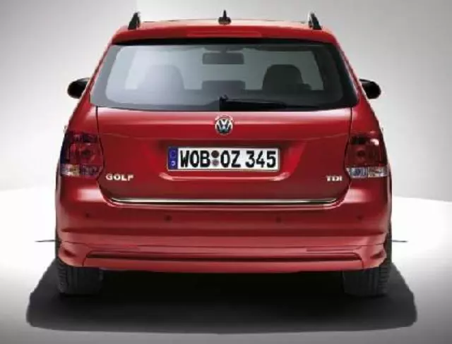 1K9071610DSR9A - Exterior: Rear Valance w/ Diffuser Exit Left Exhaust for Volkswagen Image