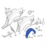 PR3Z63278B51B - : Filler Quarter Panel for Ford: Mustang Image
