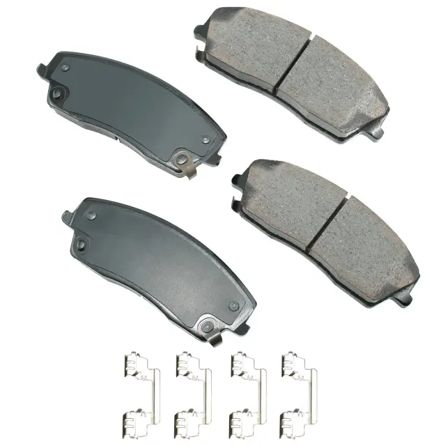 ACT1056 - Brake: Akebono ProACT Ultra Premium Ceramic Disc Brake Pad Kit for AKEBONO Image