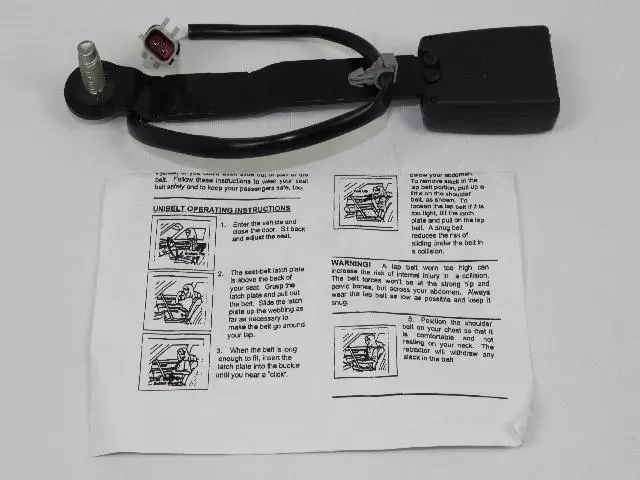 Seat Belt Buckle End - Mopar (5JW771DVAD)