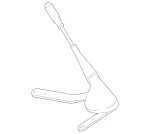 1718200844 - Electrical System: Wiper Arm for Mercedes-Benz Image