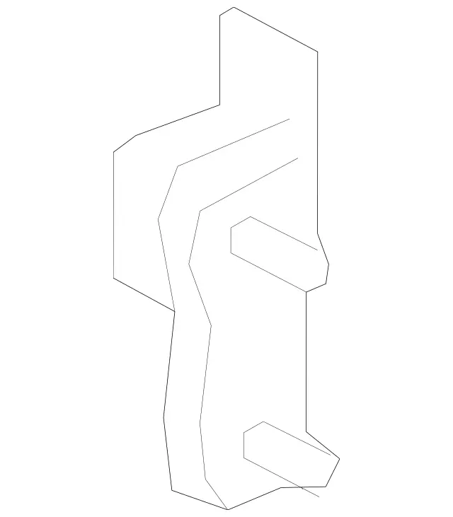 1777302402 - Rear Doors: Hinge for Mercedes-Benz: 180A, 180b, 220a, A220, A35 AMG, CLA250, CLA35 AMG, CLA45 AMG, CLA45 AMG S, EQB 250+, EQB 300, EQB 350, GLA250, GLA35 AMG, GLA45 AMG, GLB250, GLB35 AMG Image image