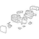 FL3Z17682LB - Body: Mirror for Ford: F-150 Image