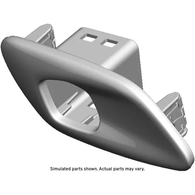 23140612 - : Part# 23140612 Jet Black Passenger Side Door Latch Release Switch Bezel for Cadillac: ELR Image