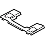 JL1Z7861748AL - Body: Cover Plate for Lincoln: Navigator Image