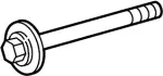 23390HG00C - Cooling System: Belt Tensioner Bolt for INFINITI: Q50, Q60 Image