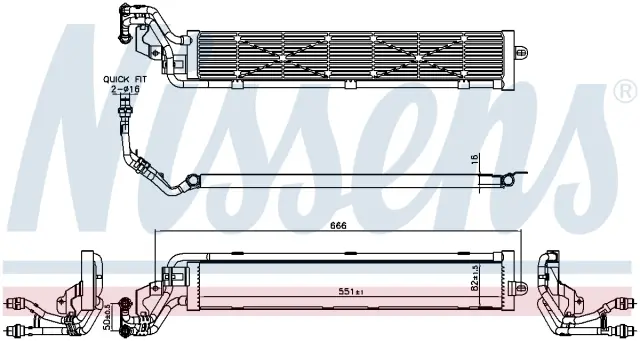 606268 - : Nissens Radiator for NISSENS Image