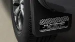 999J2W80D2 - Exterior: Mud Flaps Rear Kit - Platinum Reserve for Nissan: TITAN, TITAN XD Image