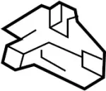 809581V80A - : Reinforced Bracket for INFINITI: QX56, QX80 Image