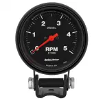 2888 - : GAUGE, TACHOMETER, 2 5/8", 5K RPM DIESEL, PEDESTAL, Z-SERIES for AutoMeter Image